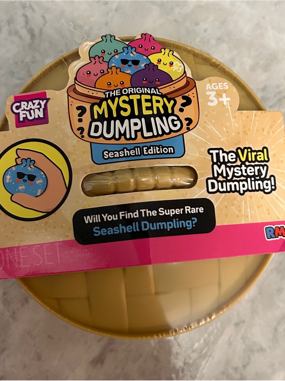 VIRAL RMS Crazy Fun Mystery Dumpling Squishy - Seashell Edition NWT